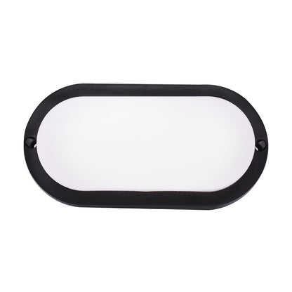TORTUGA LED 8W NEGRA OVALADA FRIA 6500K LH-2767