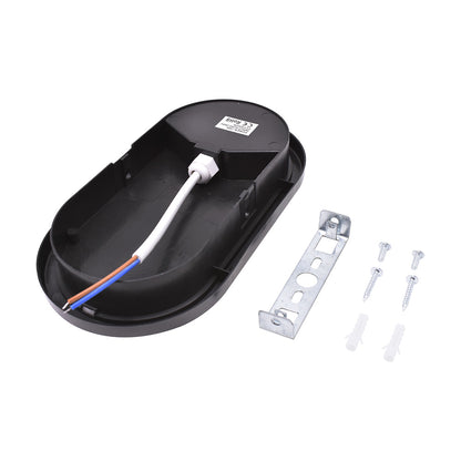 TORTUGA LED 20W NEGRA OVALADA FRIA 6500K LH-2771