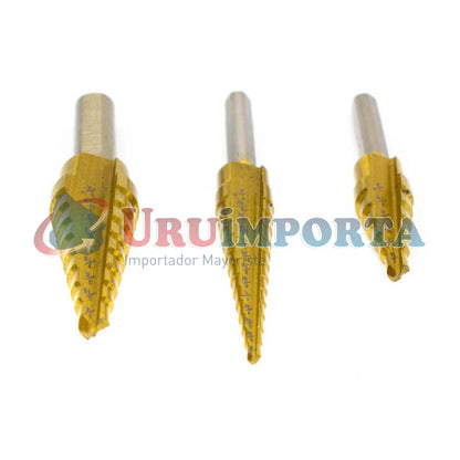 MECHA CONICA 3PZ 1/2-1/8 1/2-3/16 3/4-1/4″ LH-2356