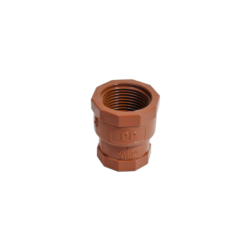 CUPLA REDUCCION 3/4 X 1/2 PPL MARRON 12-023