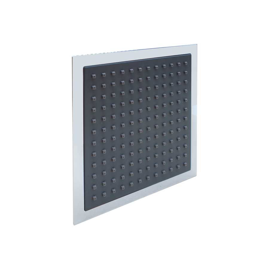 ROSETA CUADRADA 20X20CM CROMADA LH-821