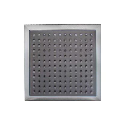 ROSETA CUADRADA 20X20CM CROMADA LH-821