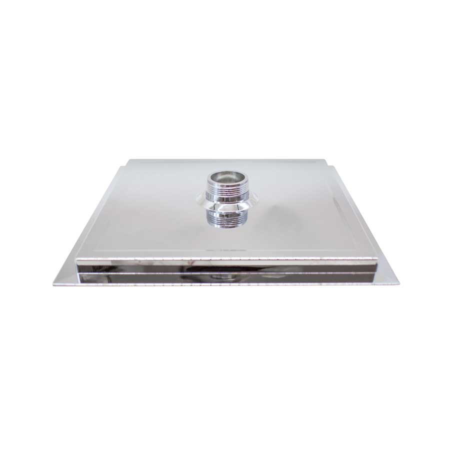 ROSETA CUADRADA 20X20CM CROMADA LH-821