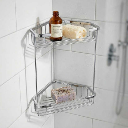 ESQUINERO DOBLE TRIANGULAR P/DUCHA METALICO LH2402