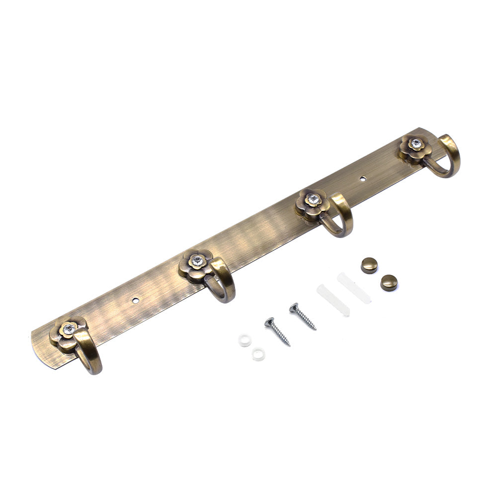 COLGADOR METALICO 4 GANCHOS EMPABONADO LH-2406