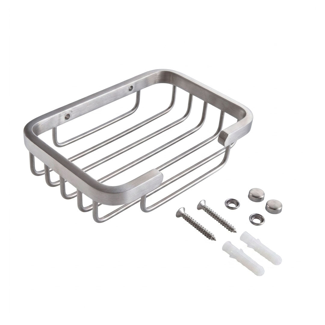 JABONERA METALICA RECTANGULAR PARA BANO LH-2399