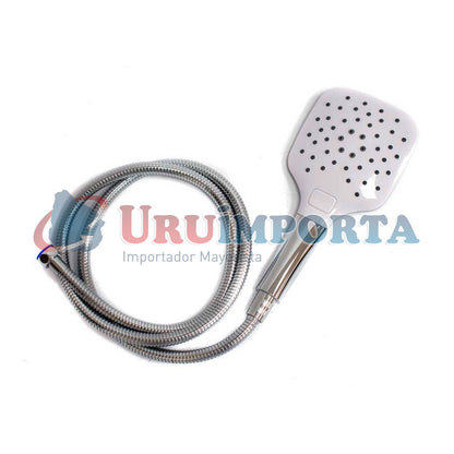 BARRAL DE DUCHA DUCHERO CUADRADO CROMADO LH-2394