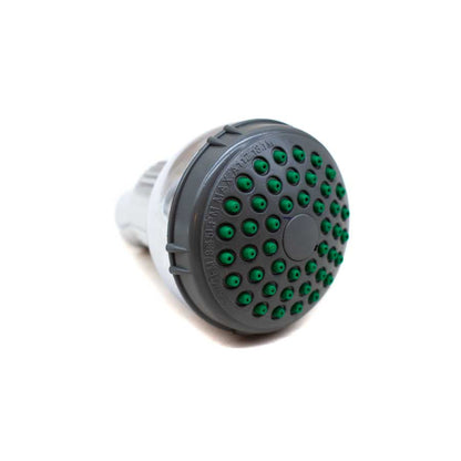 ROSETA PARA DUCHA CONICO C/PUNTOS VERDES LH-818