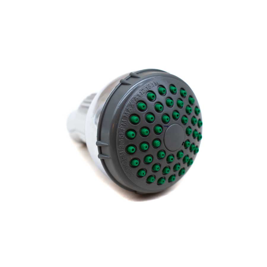 ROSETA PARA DUCHA CONICO C/PUNTOS VERDES LH-818