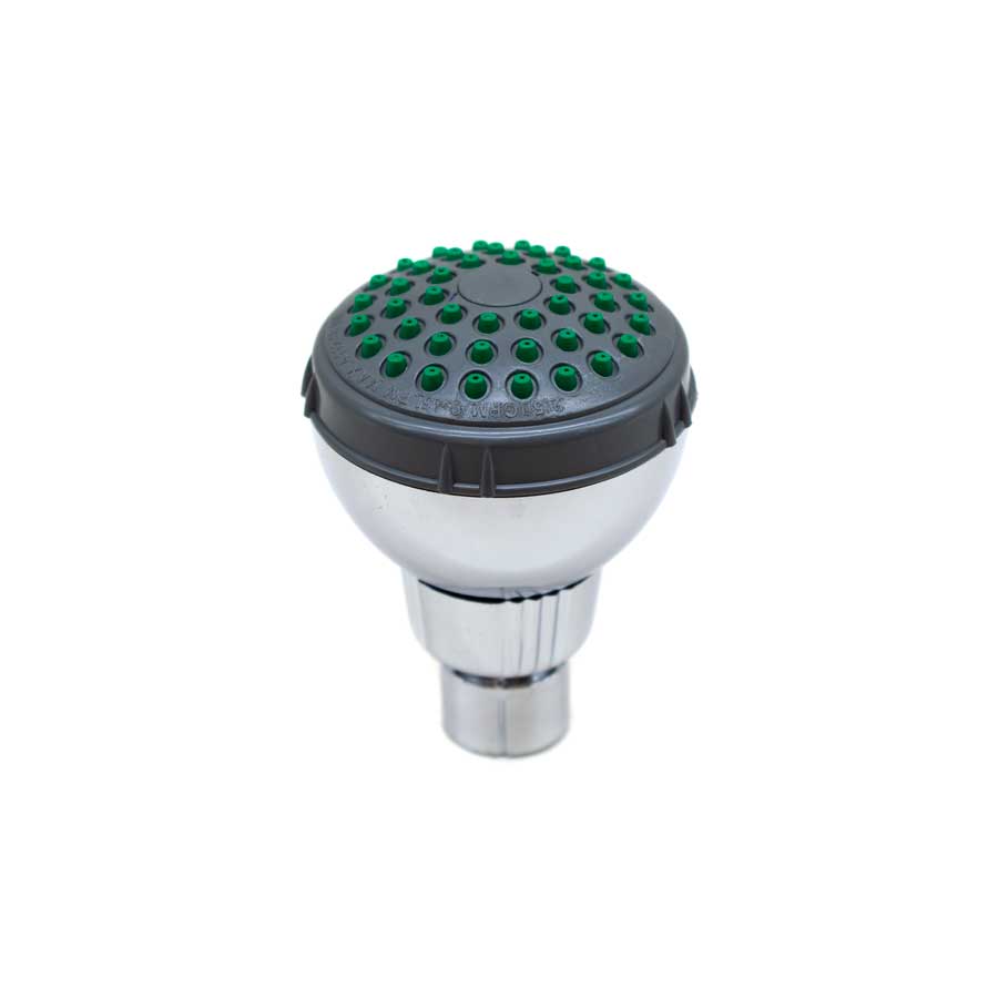 ROSETA PARA DUCHA CONICO C/PUNTOS VERDES LH-818