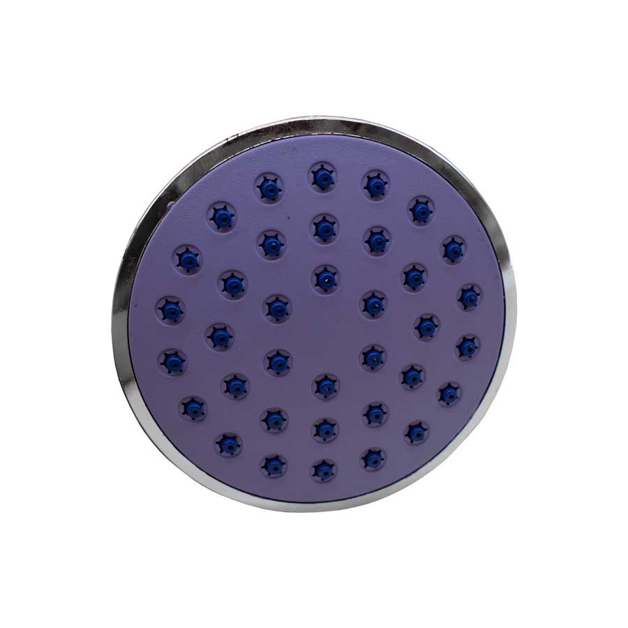 ROSETA PARA DUCHA REDONDA C/PUNTOS VERDES LH-819