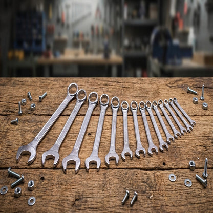 LLAVE COMBINADA 14PZ 6-24MM ALEMAN YOS014