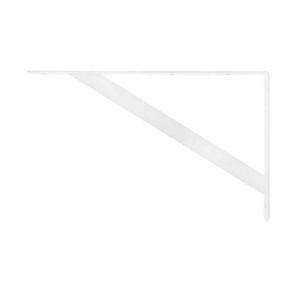 SOPORTE METALICO BLANCO 35X22 CM P/ESTANTE LH-2942