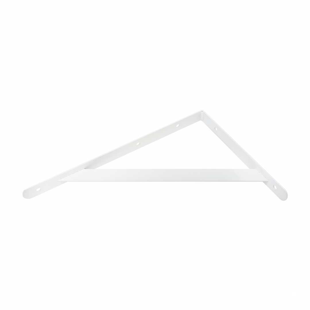 SOPORTE METALICO BLANCO 35X22 CM P/ESTANTE LH-2942