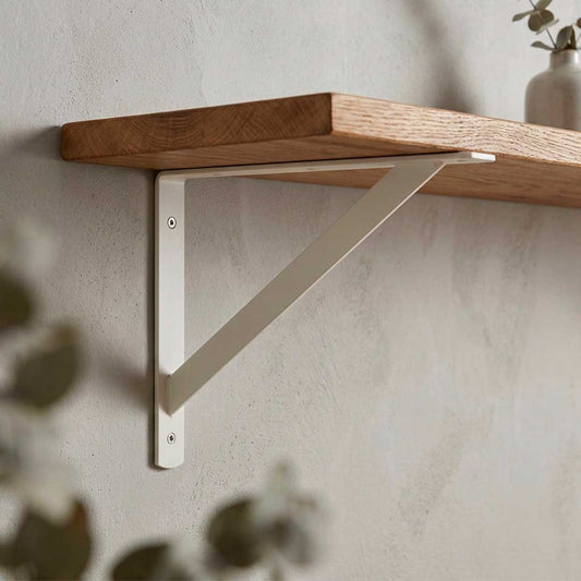 SOPORTE METALICO BLANCO 35X22 CM P/ESTANTE LH-2942