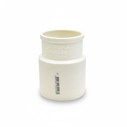 BUJE REDUCCION 50X40 BLANCO DE PVC KRONA K-592