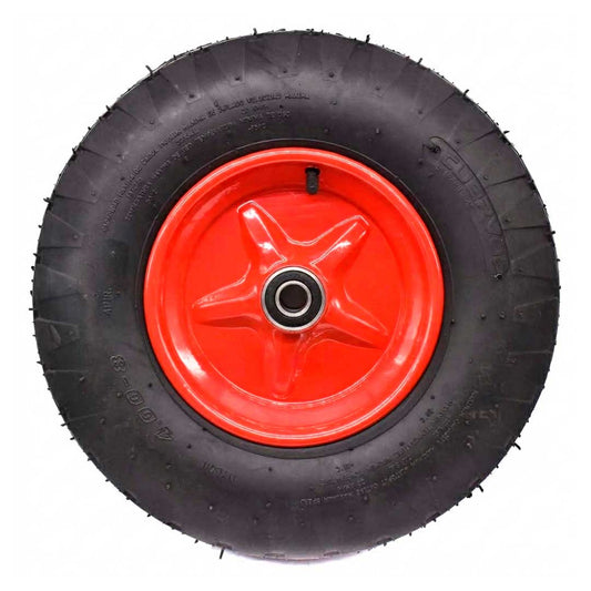 RUEDA INFLABLE 4.00-8 CON DOBLE RULEMAN LH-2776