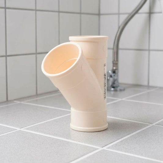 RAMAL 45 GRADOS 50MM BLANCO DE PVC KRONA K-627