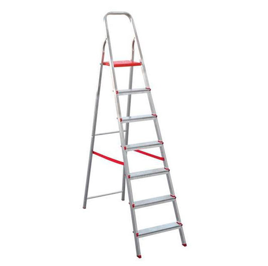 ESCALERA DE ALUMINIO 7 ESCALONES LH-3859