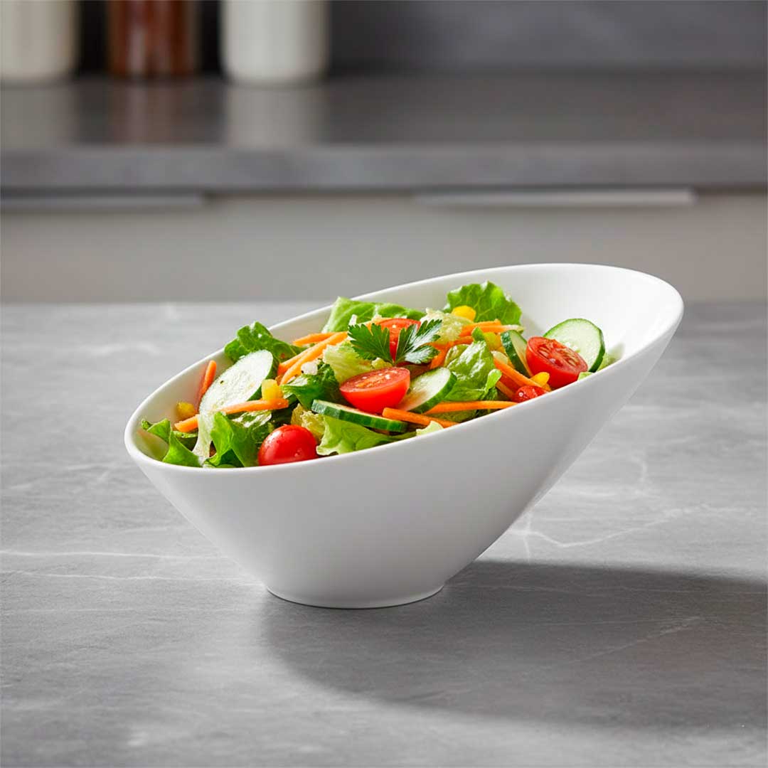 BOWL CERAMICA BLANCO 18X25CM MJTC-42