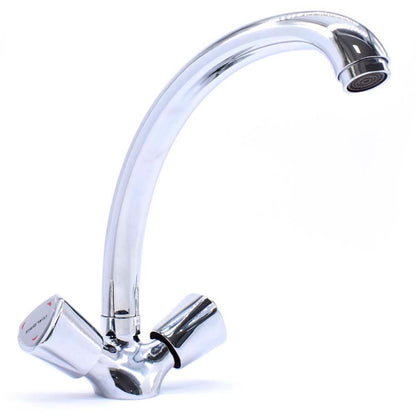 GRIFO DOBLE COMANDO P/ALTO MESADA ITALOMIX LH-2741