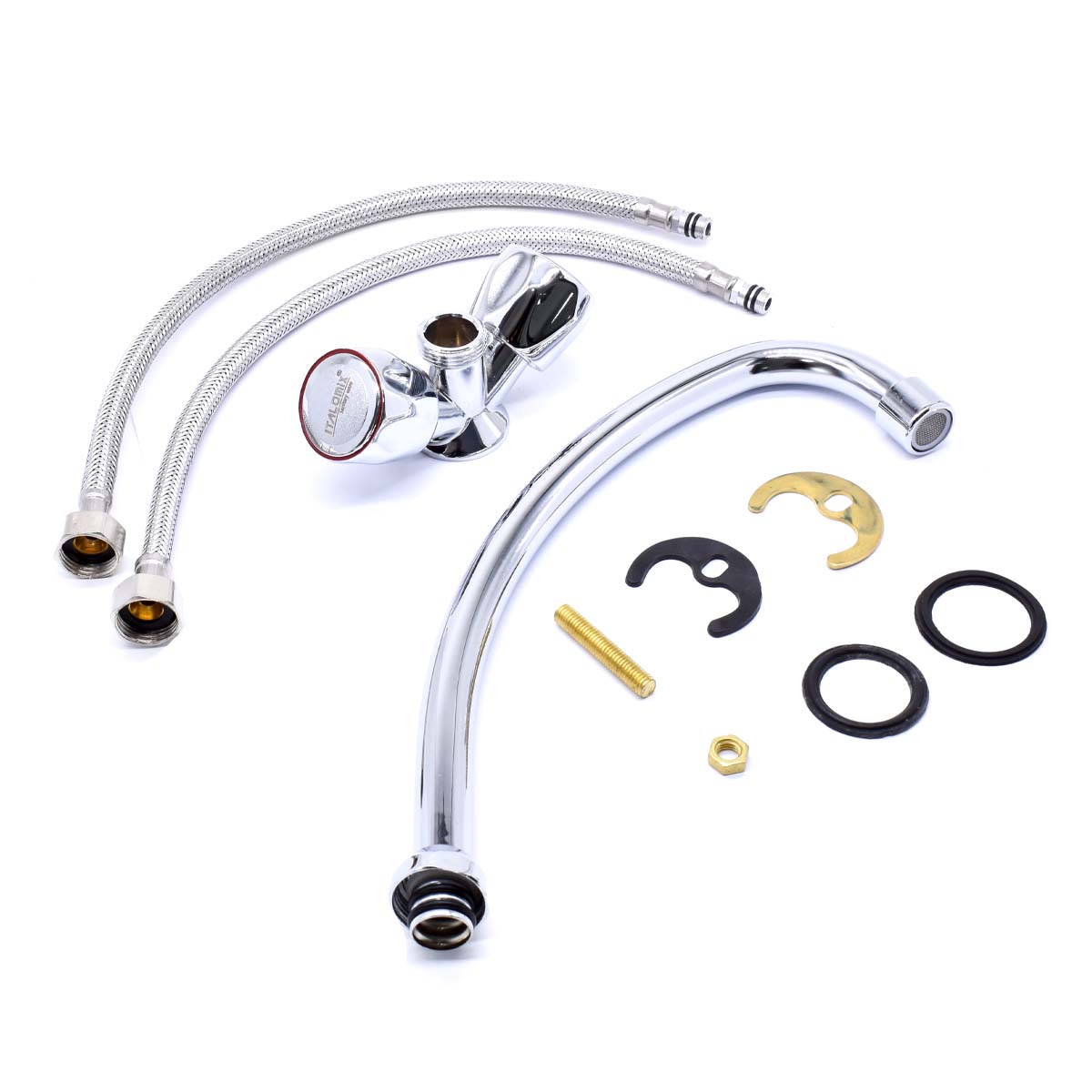 GRIFO DOBLE COMANDO P/ALTO MESADA ITALOMIX LH-2743