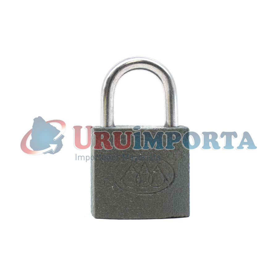 CANDADO DE HIERRO GRIS 20MM TRI-ROOM LH-1268