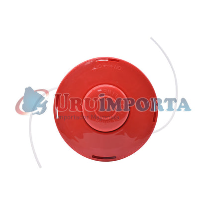 CARRETE PARA BORDEADORA PLASTICO ROJO LH-2651