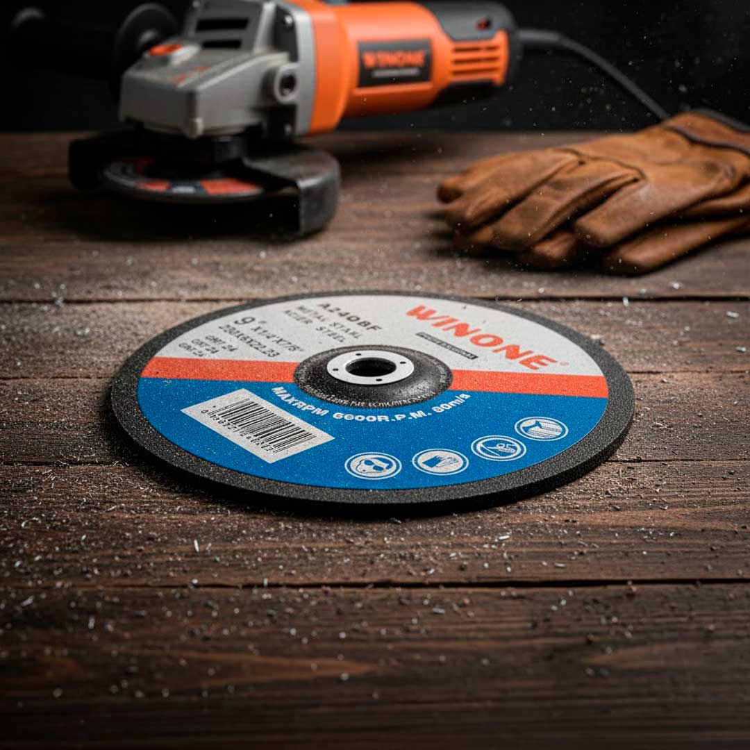DISCO DESBASTE METAL 9” 6MM WINONE LH-2747