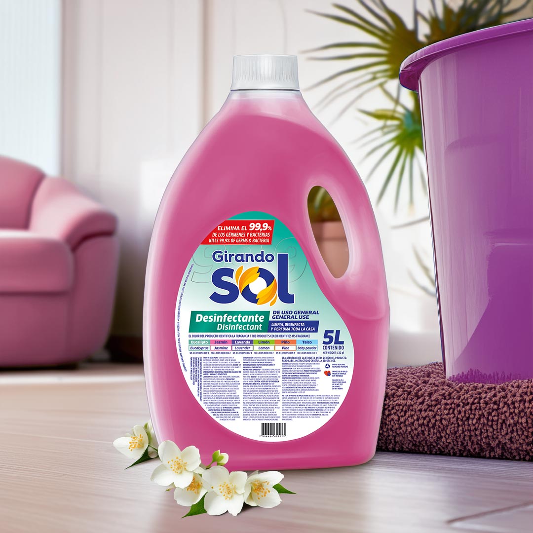 DESINFECTANTE JAZMIN 5L GIR.SOL 272
