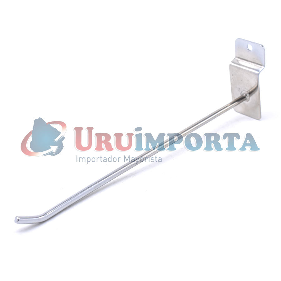 GANCHITO 10CM CROMADO PARA PANEL RANURADO LH-1703