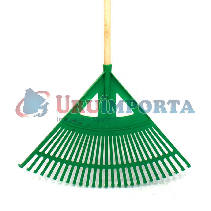 ESCOBILLA VERDE 27D PLAST C/CABO P/JARDIN LH2368