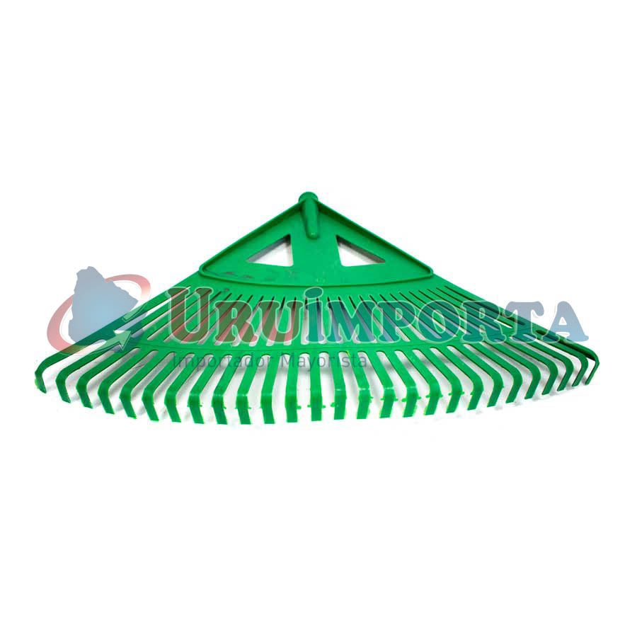ESCOBILLA VERDE 27D PLAST C/CABO P/JARDIN LH2368