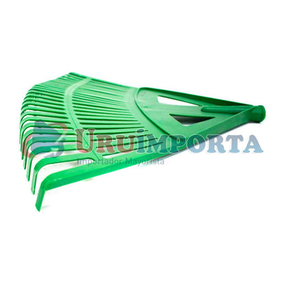 ESCOBILLA VERDE 27D PLAST C/CABO P/JARDIN LH2368