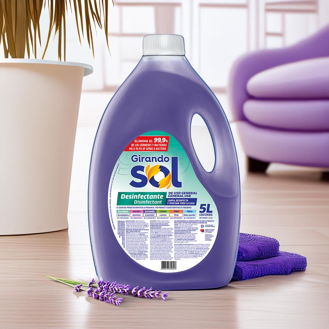DESINFECTANTE LAVANDA 5L GIR.SOL 275