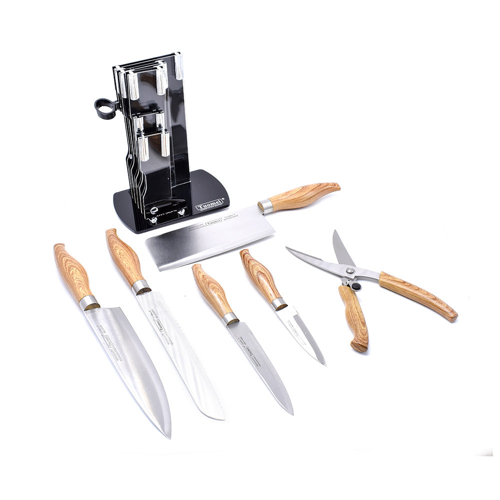 SET DE CUCHILLOS 7PZ PARA COCINA PETIRIBI LH-2781