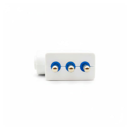 FICHA PLANO 10 AMP 3PATAS BLANCA LED LIFE SL1037
