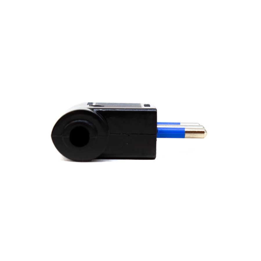 FICHA PLANO 10 AMP 3PATAS NEGRA LED LIFE SL1037