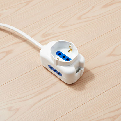 ALARGUE 1SCHUKO 2MODU 5M BLANCO LED LIFE 203074-5M
