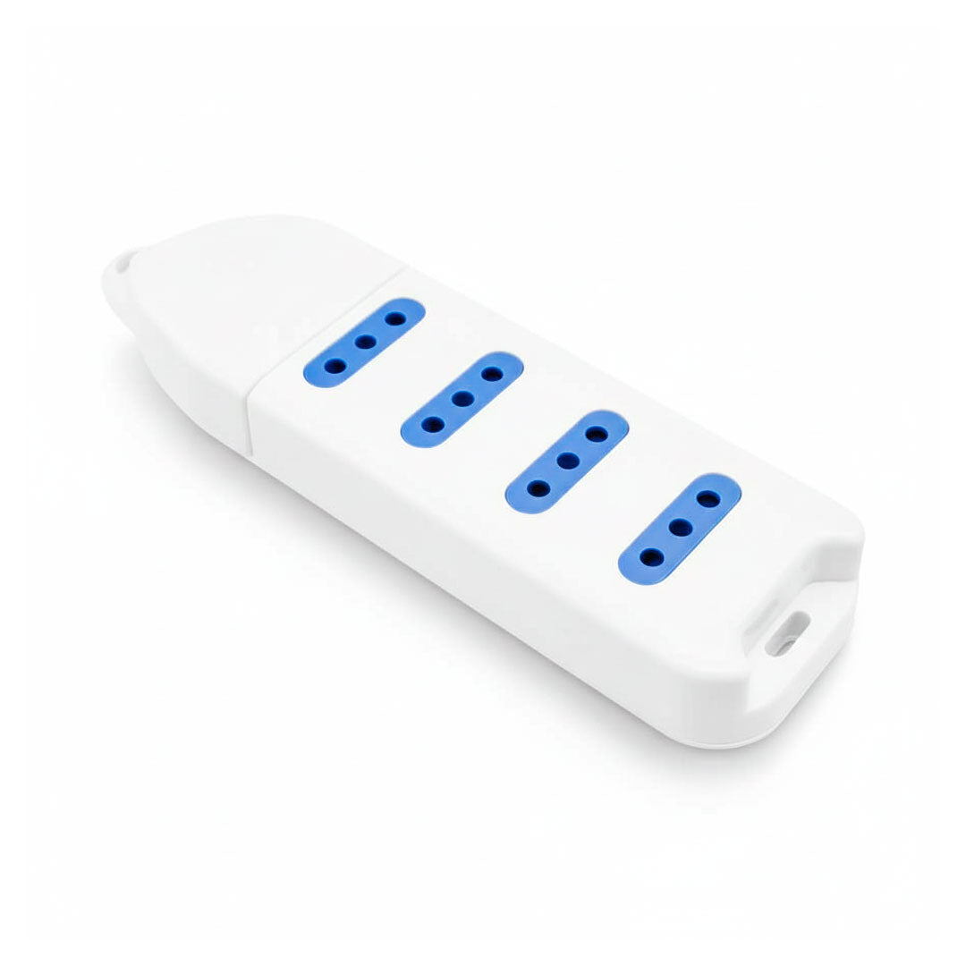 ZAPATILLA 4 TOMA MODULAR 3EN LINEA LED LIFE SL2304