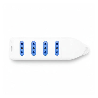 ZAPATILLA 4 TOMA MODULAR 3EN LINEA LED LIFE SL2304