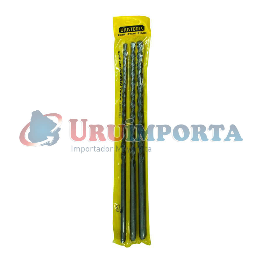 MECHA P/CONCRETO 3PZ 300MM 8-10-12MM BCCS33