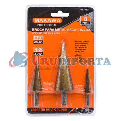 MECHA CONICA 3PZ 4-12 4-20 4-32MM MAKAWA MK-0827