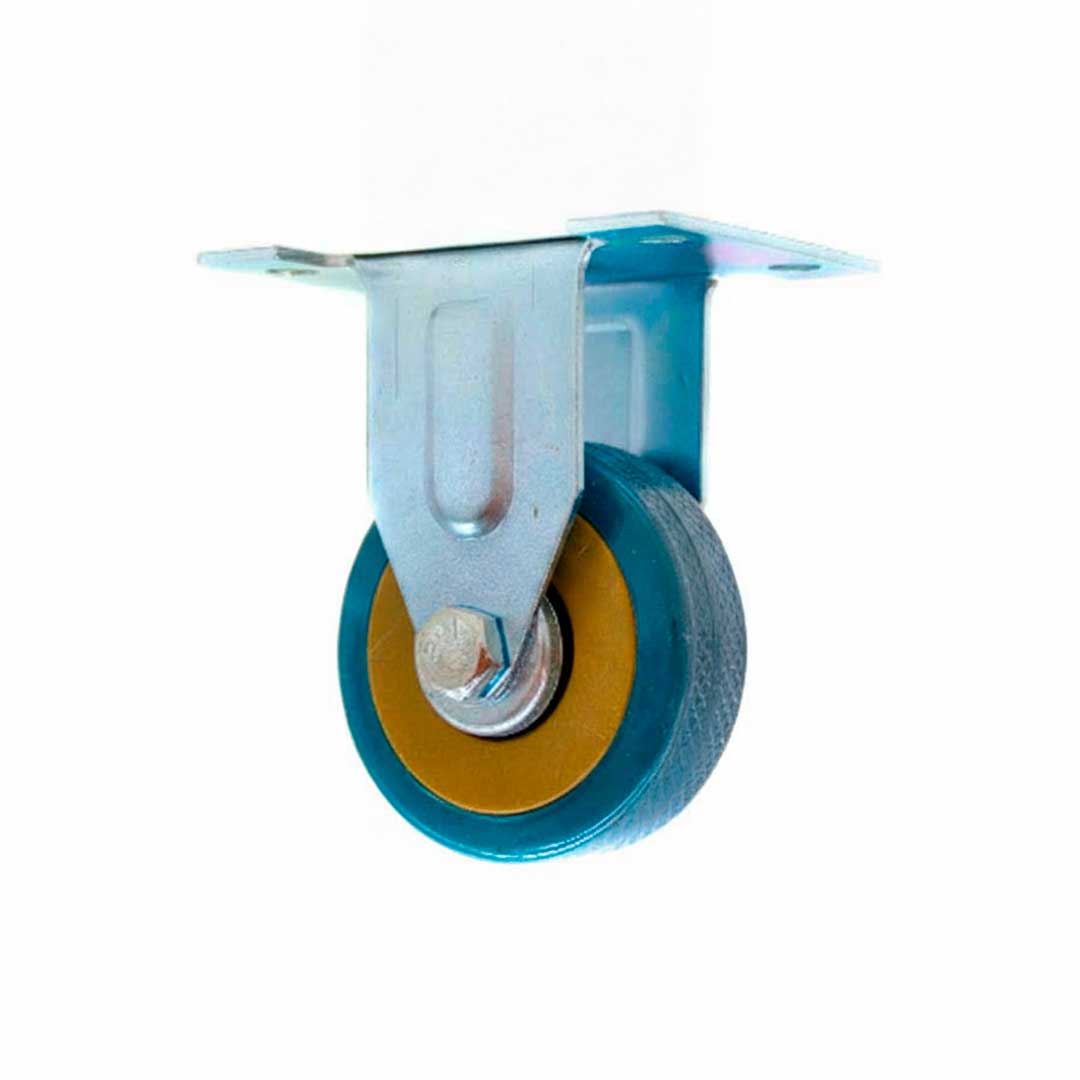 RUEDA FIJA 2″ DE GOMA-METAL LH-2464