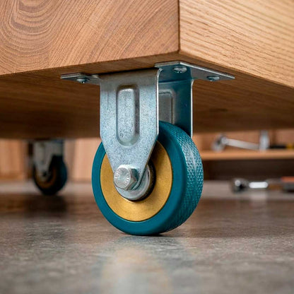 RUEDA FIJA 2″ DE GOMA-METAL LH-2464