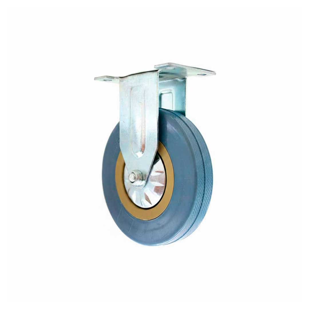 RUEDA FIJA 5″ DE GOMA-METAL LH-2468