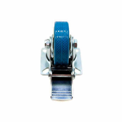 RUEDA GIRATORIA CON FRENO 2″ GOMA-METAL LH-2474