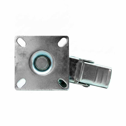 RUEDA GIRATORIA CON FRENO 3″ GOMA-METAL LH-2476