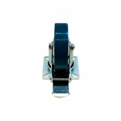 RUEDA GIRATORIA CON FRENO 3″ GOMA-METAL LH-2476