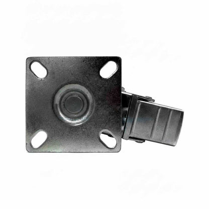 RUEDA GIRATORIA CON FRENO 4″ GOMA-METAL LH-2477